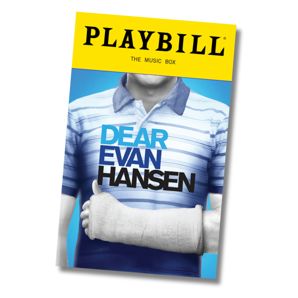 Dear Evan Hansen Playbill Sticker