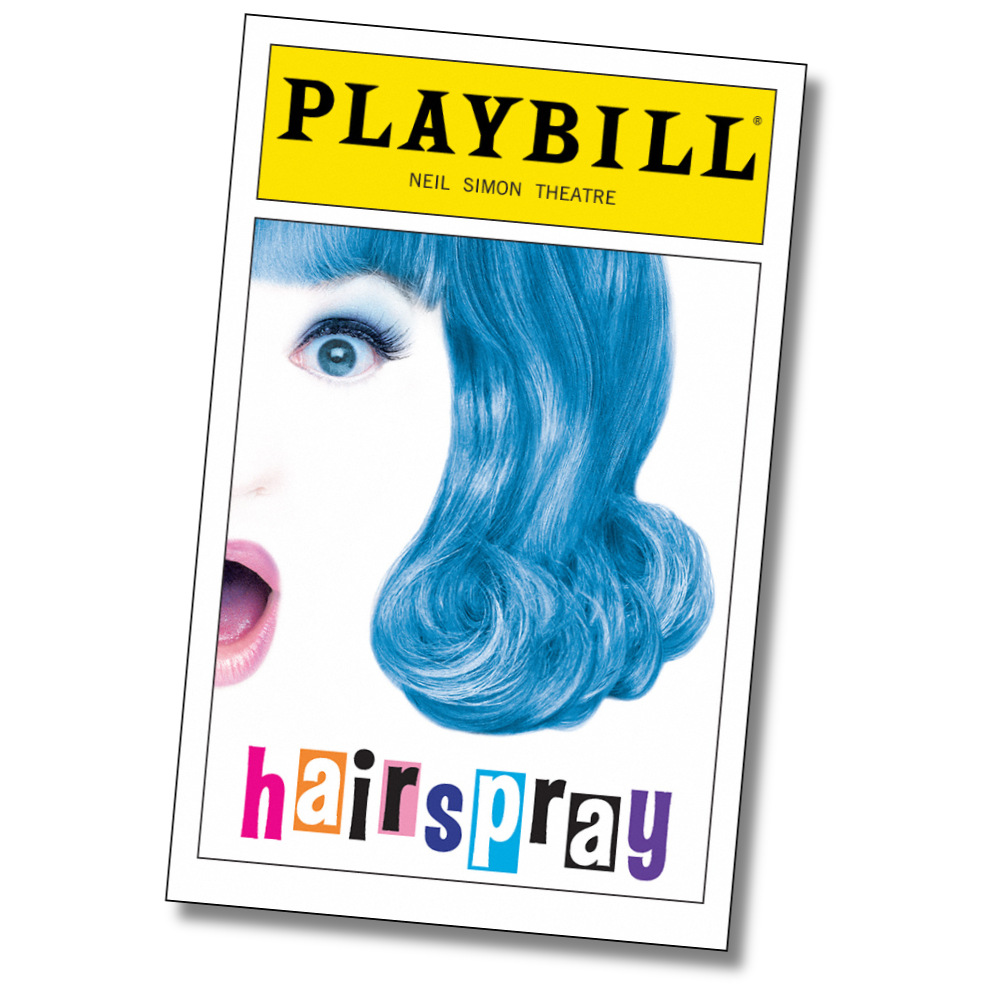 Hairspray Playbill Sticker