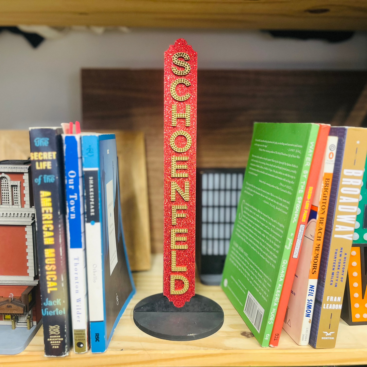 Gerald Schoenfeld Marquee Shelf Art