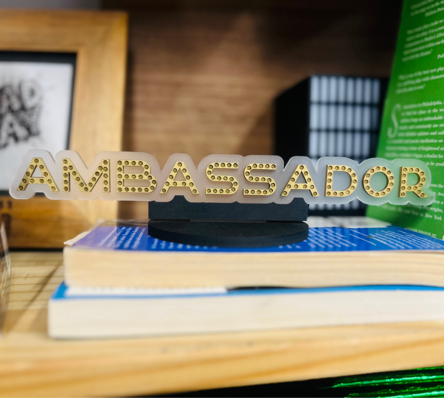 Ambassador Marquee Shelf Art