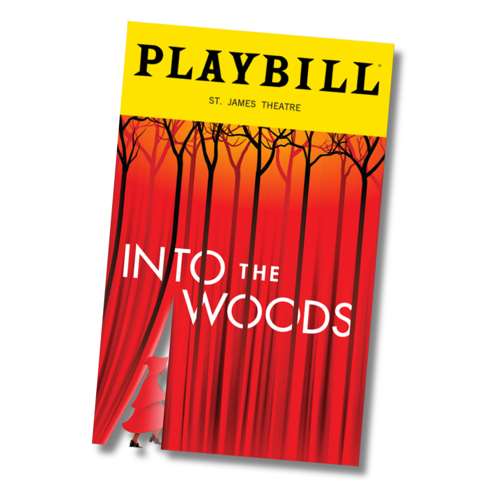 Into The Woods Playbill Sticker