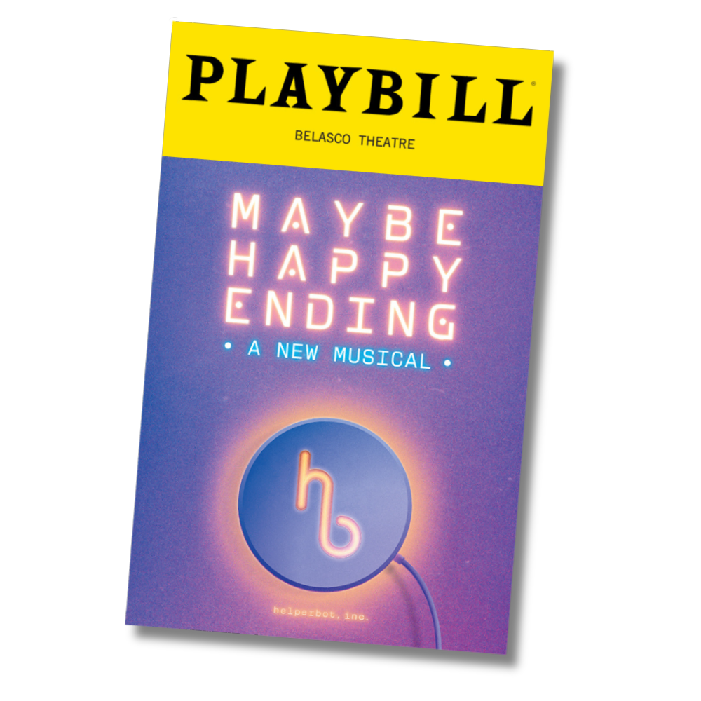 Maybe Happy Ending Playbill Sticker