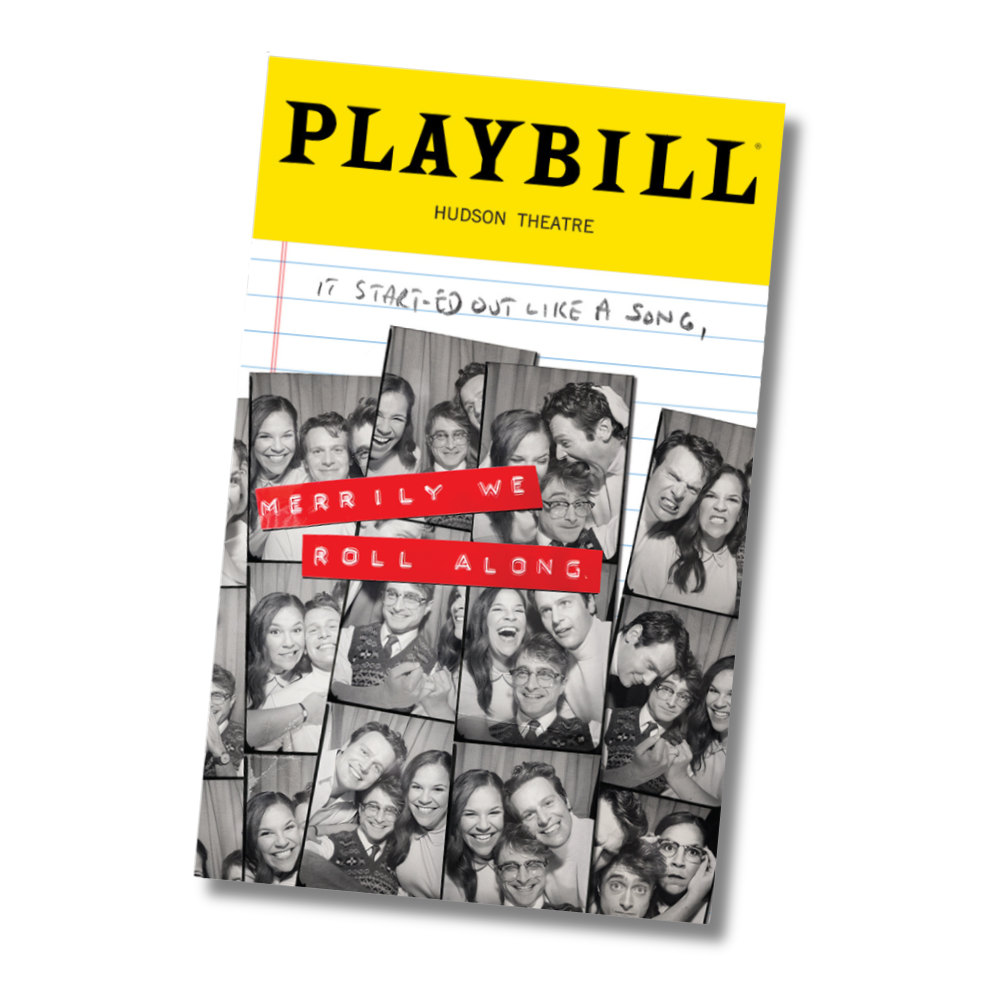 Merrily We Roll Along Playbill Sticker