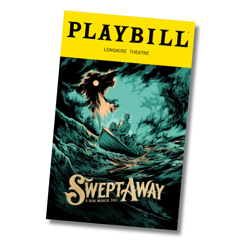 Swept Away Playbill Sticker