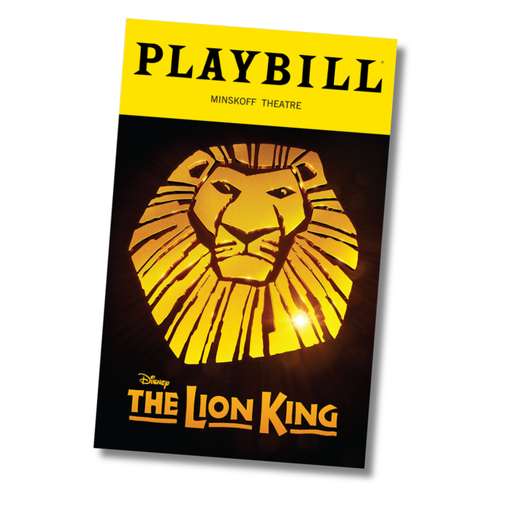 The Lion King Playbill Sticker