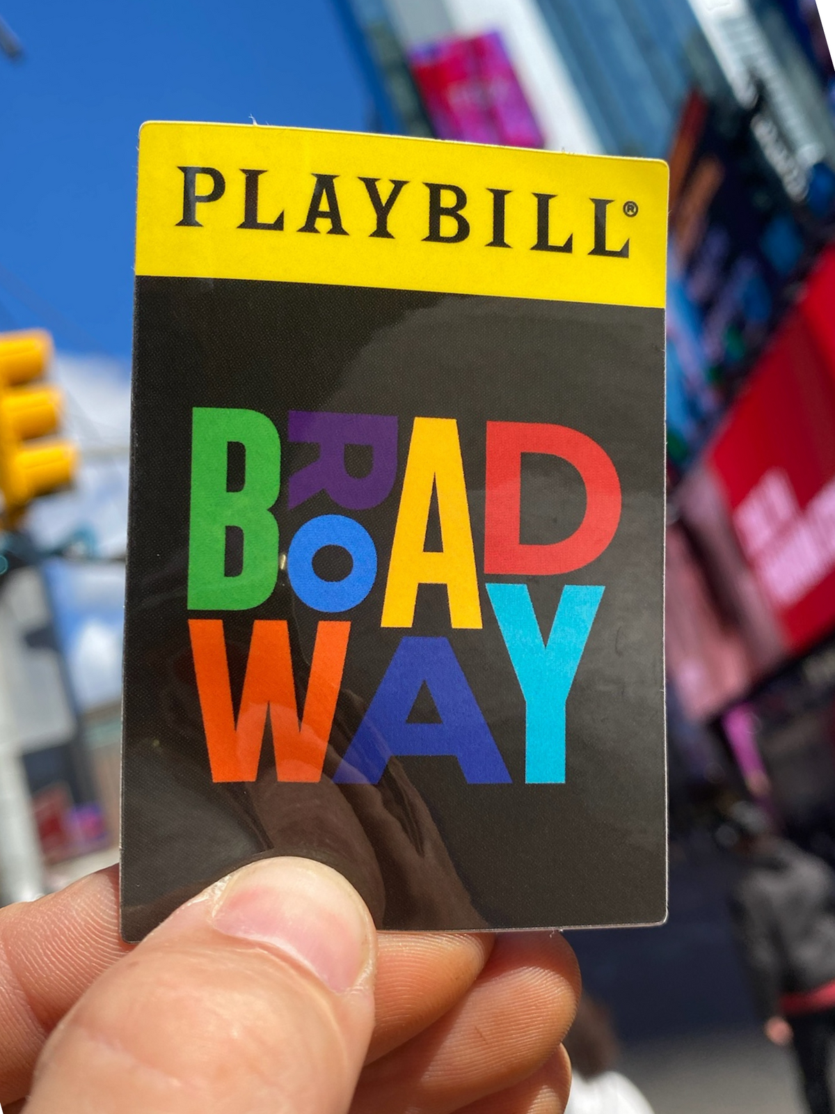 Playbill Sticker