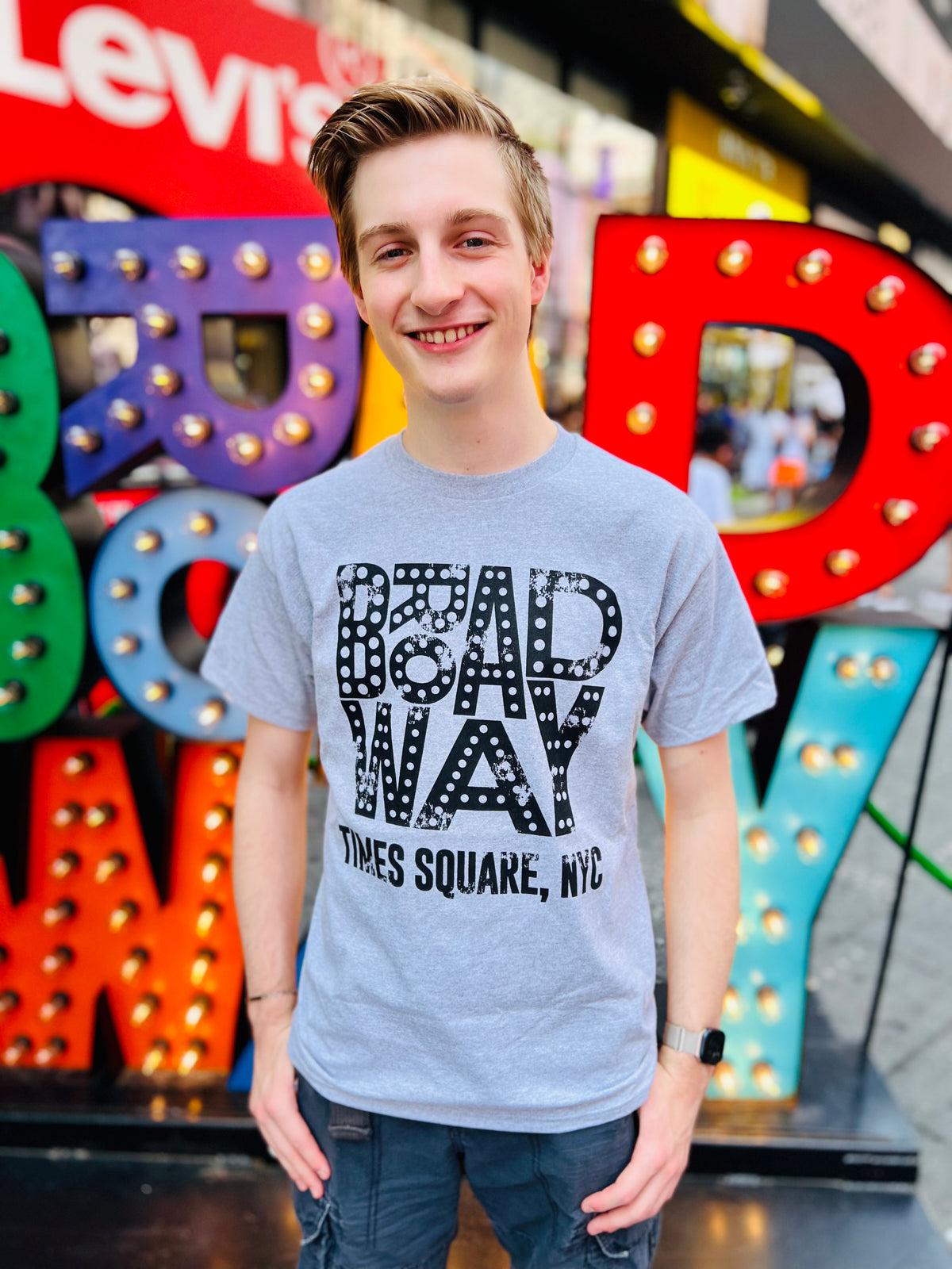 Broadway Distressed T-Shirt