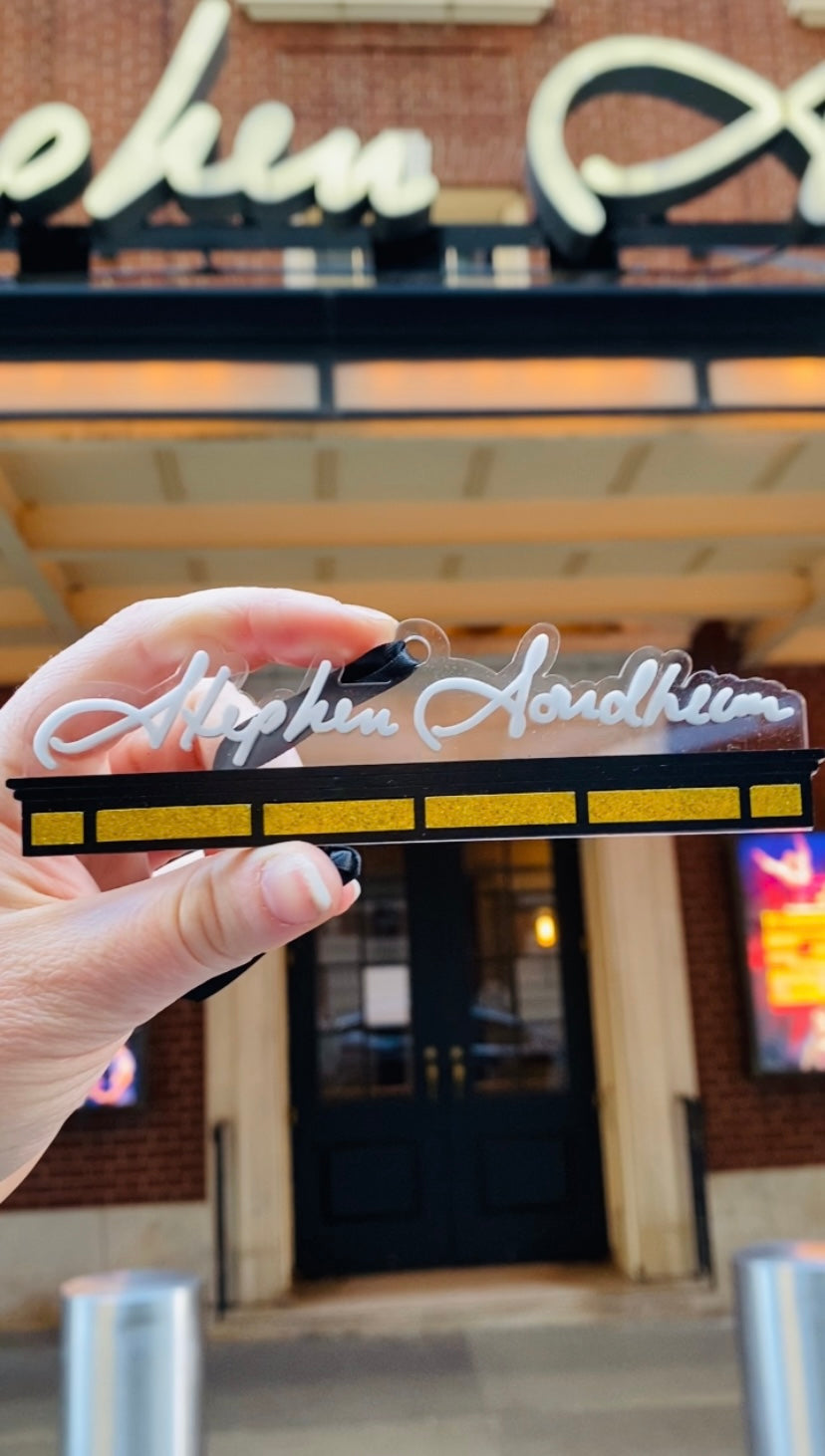 Stephen Sondheim Marquee Ornament (2022 Collection)