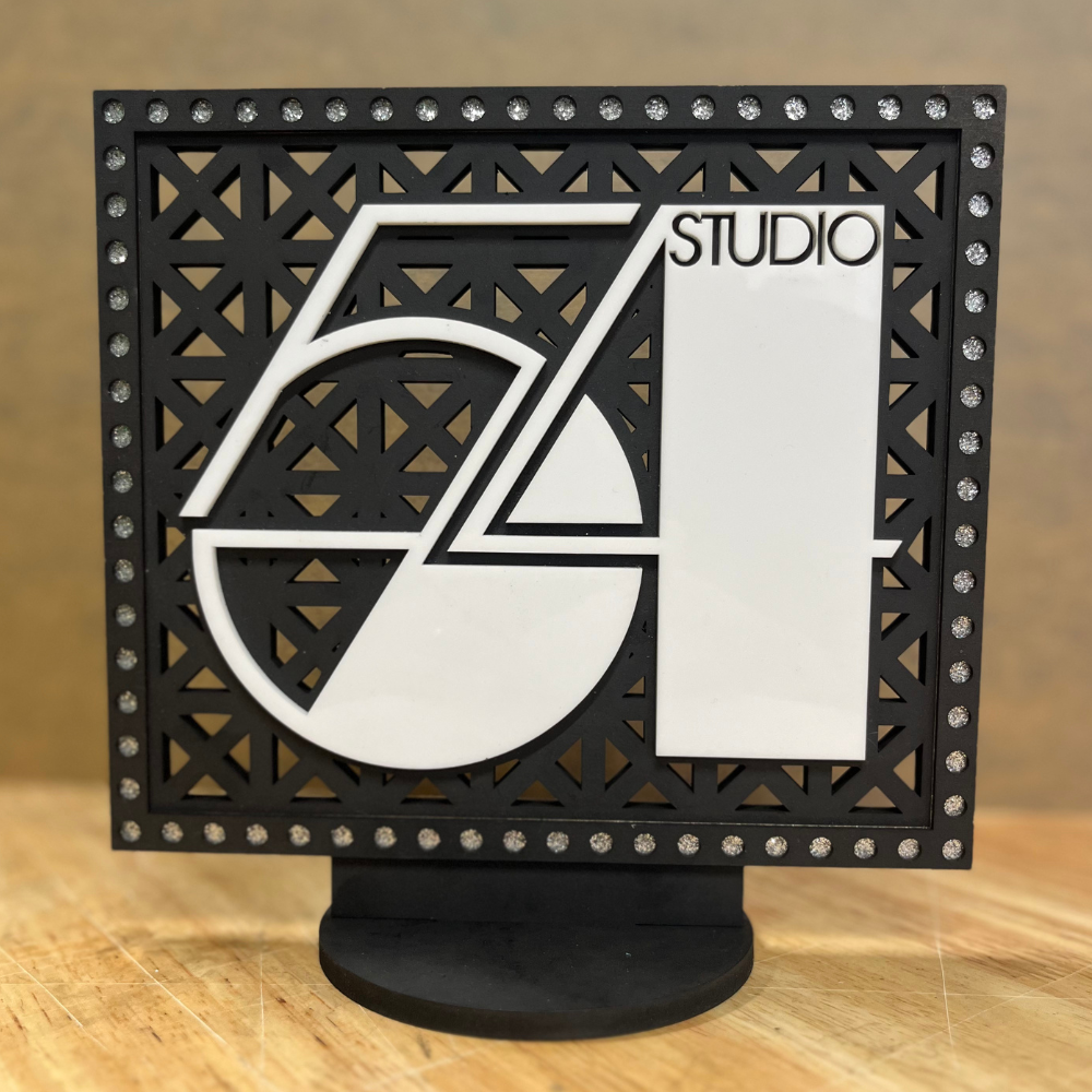 Studio 54 Marquee Shelf Art