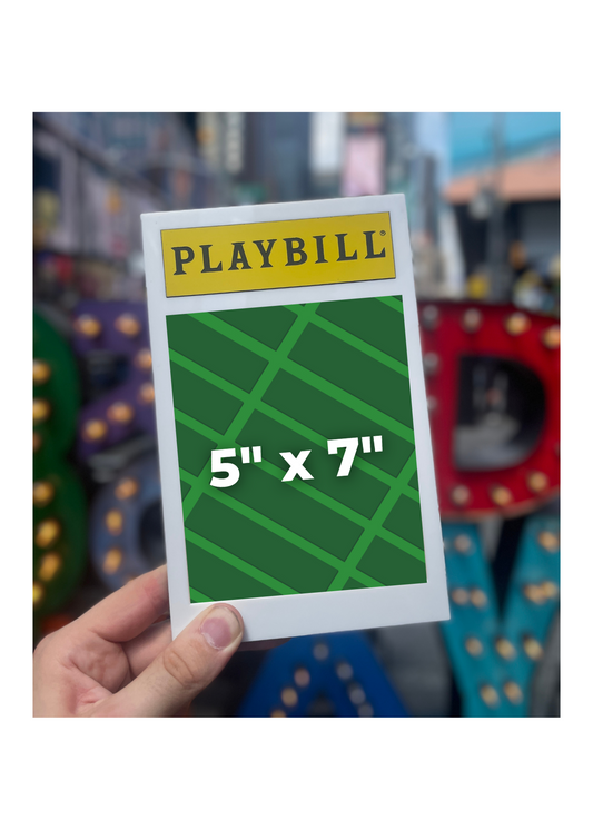 Playbill Picture Frame