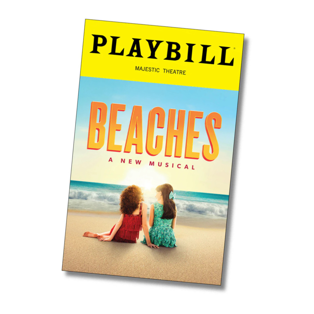 Beaches Playbill Sticker