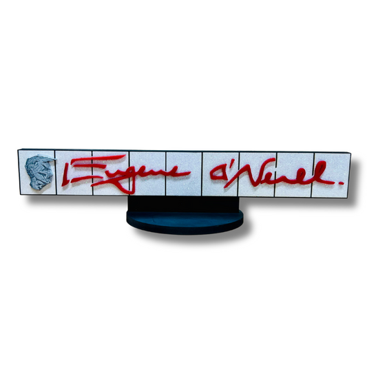 Eugene O'Neill Marquee Shelf Art