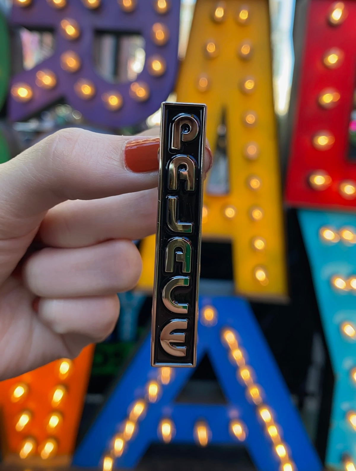 Palace (2024) Marquee Enamel Pin