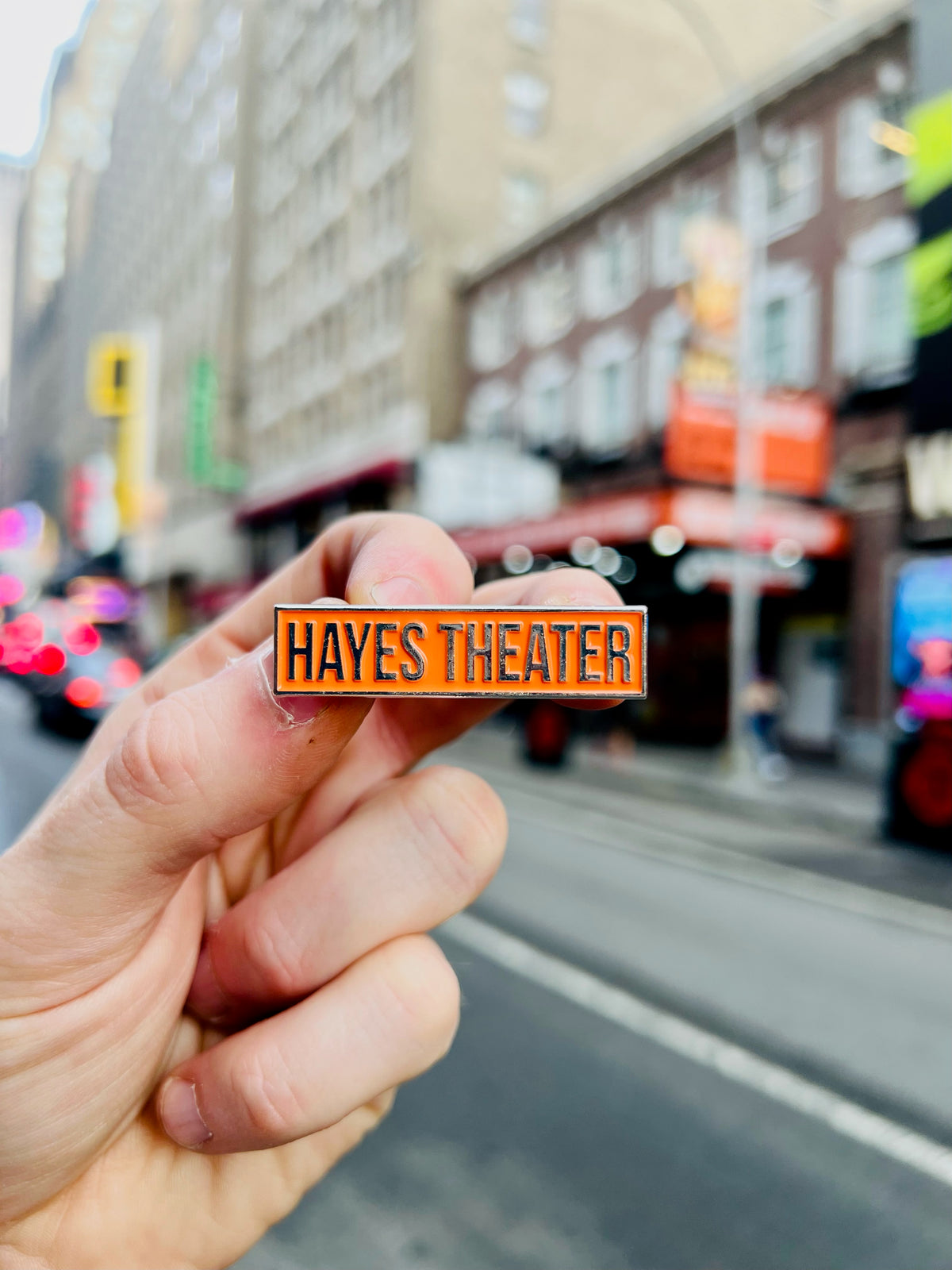 Hayes Marquee Enamel Pin