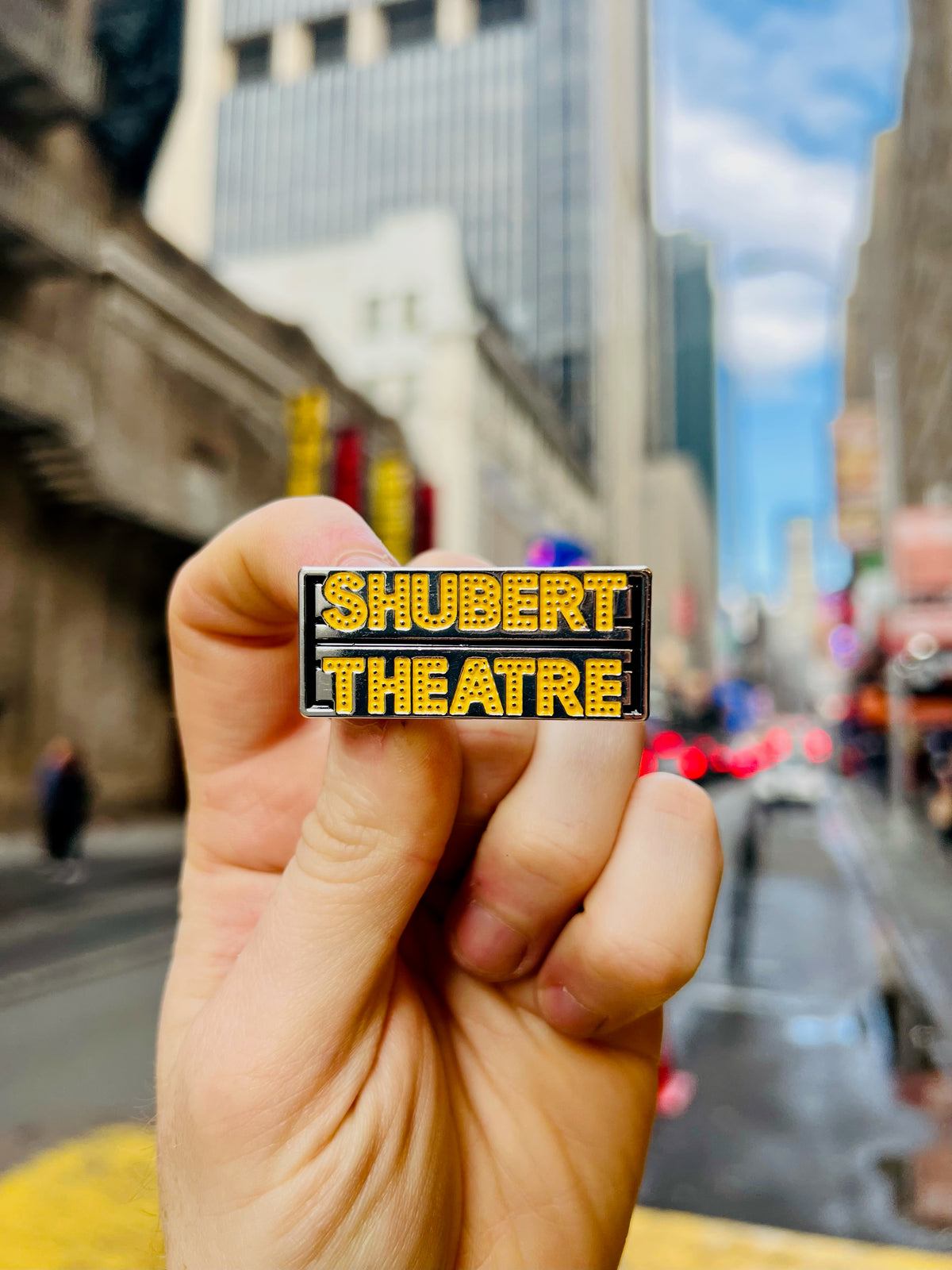 Shubert Marquee Enamel Pin