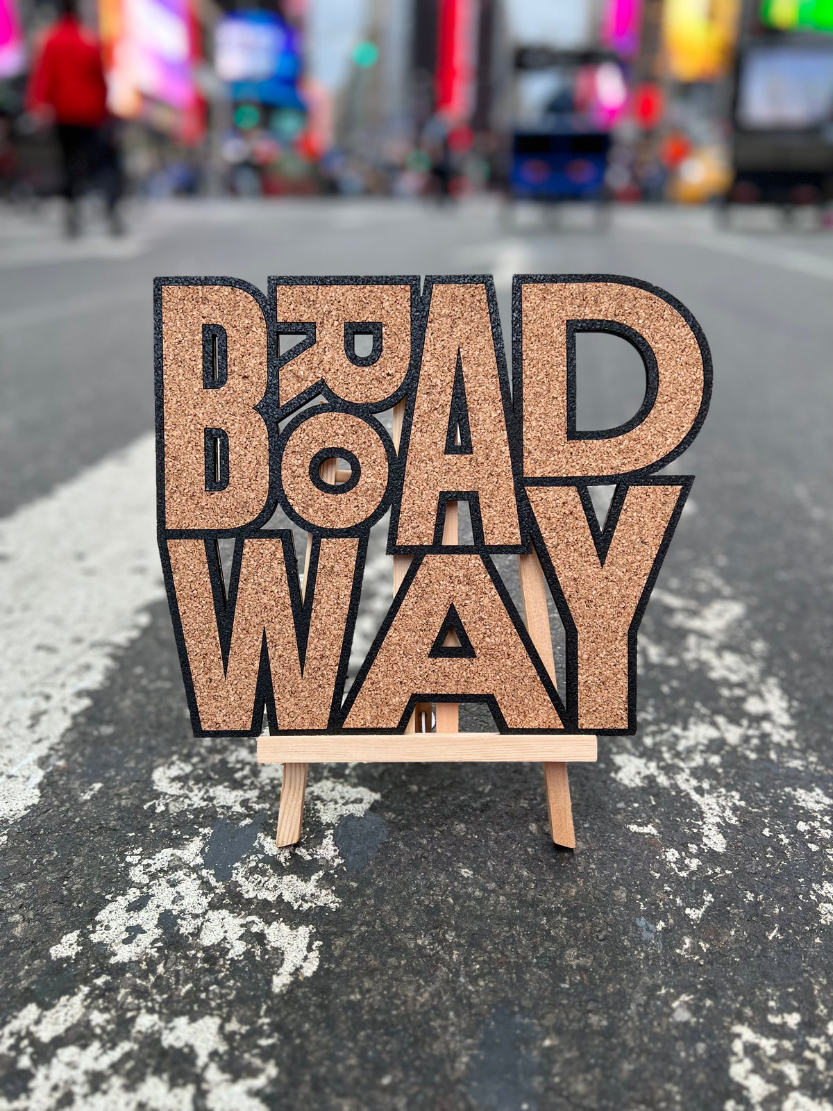 Broadway Cork Enamel Pin Display