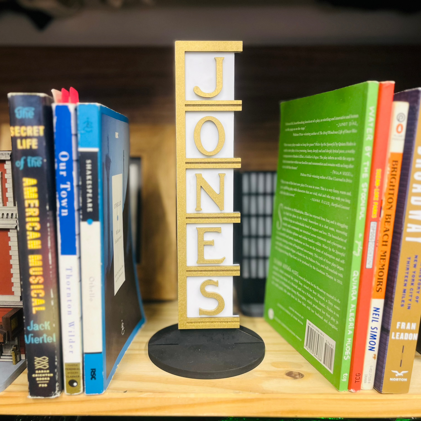 James Earl Jones Marquee Shelf Art