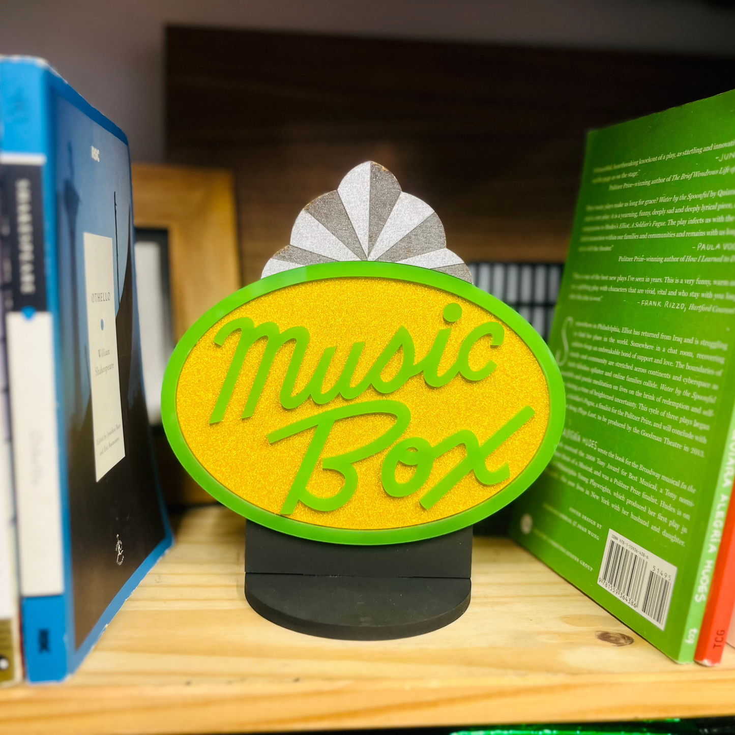 Music Box Marquee Shelf Art