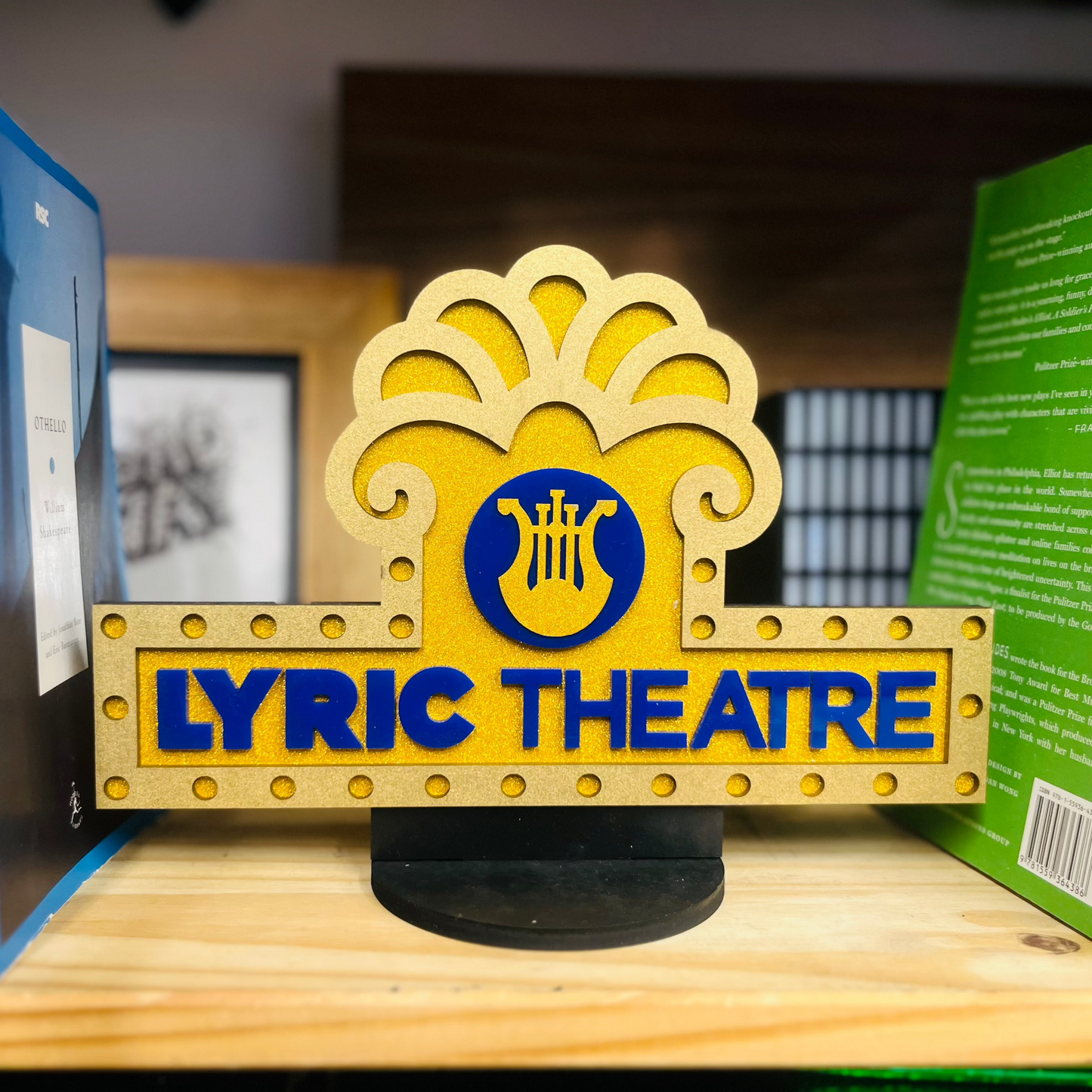 Lyric Marquee Shelf Art