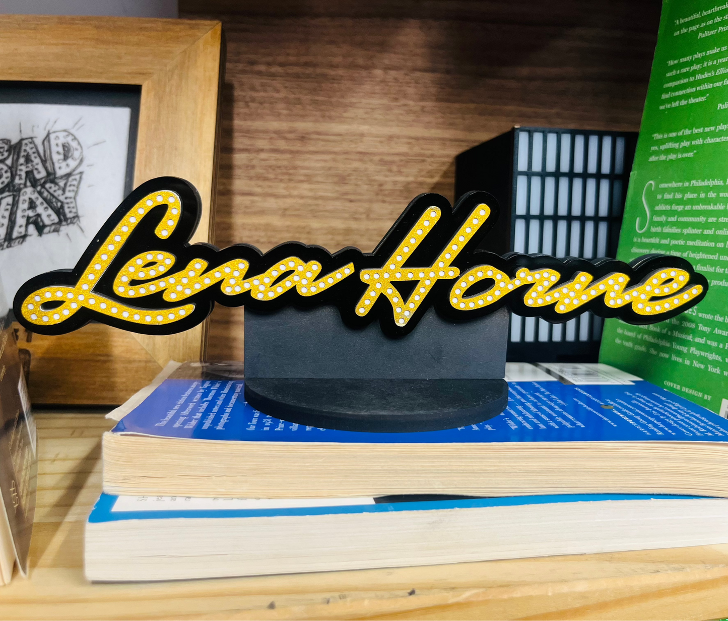Lena Horne Marquee Shelf Art
