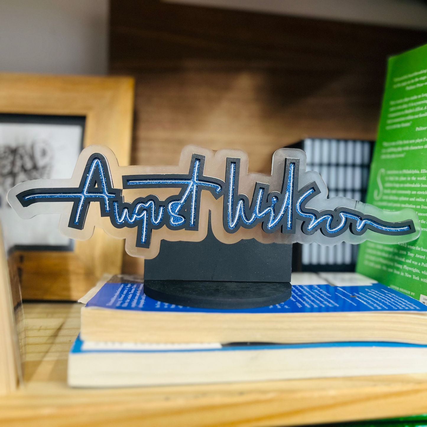 August Wilson Marquee Shelf Art