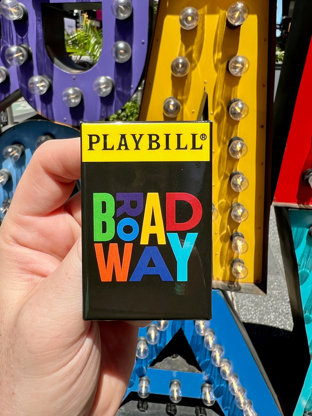 Playbill Button