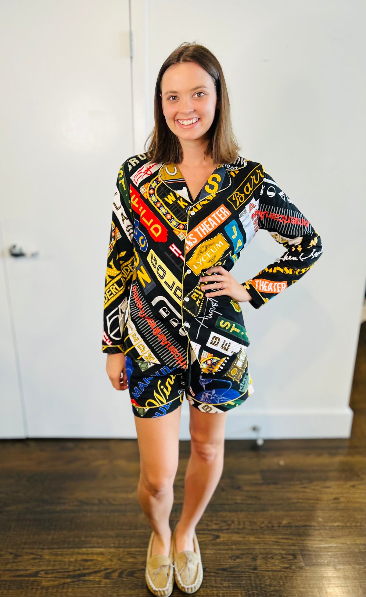 Marquees Pajamas Button-Up Shirt