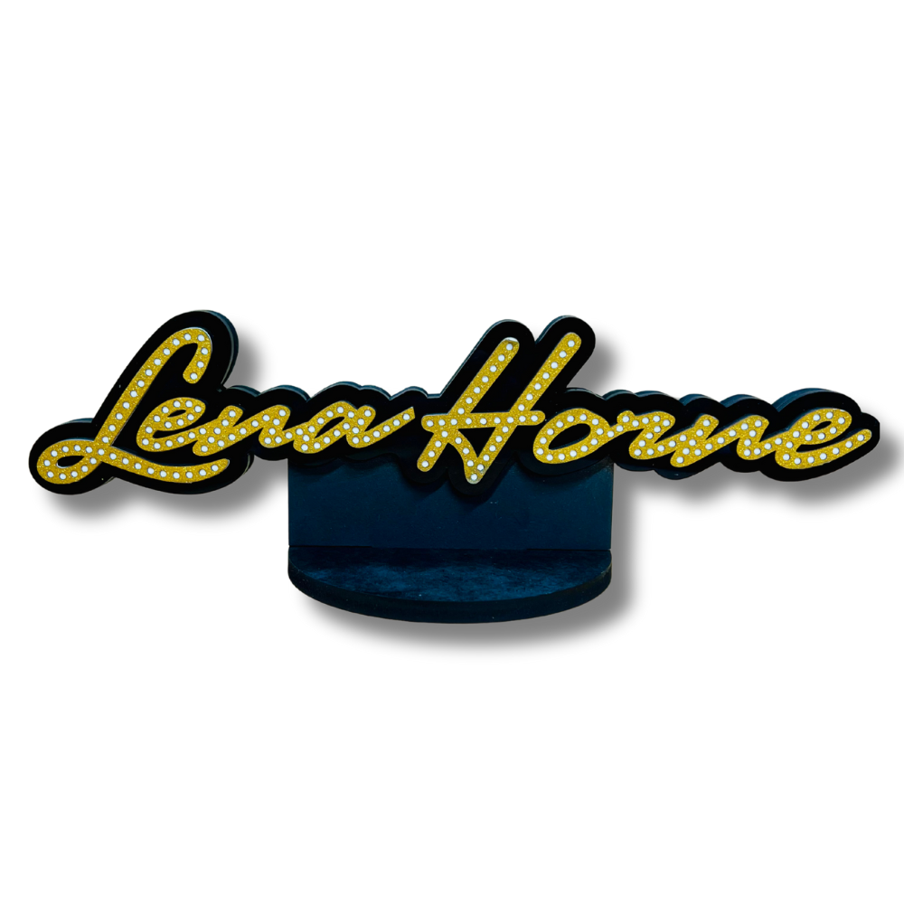Lena Horne Marquee Shelf Art
