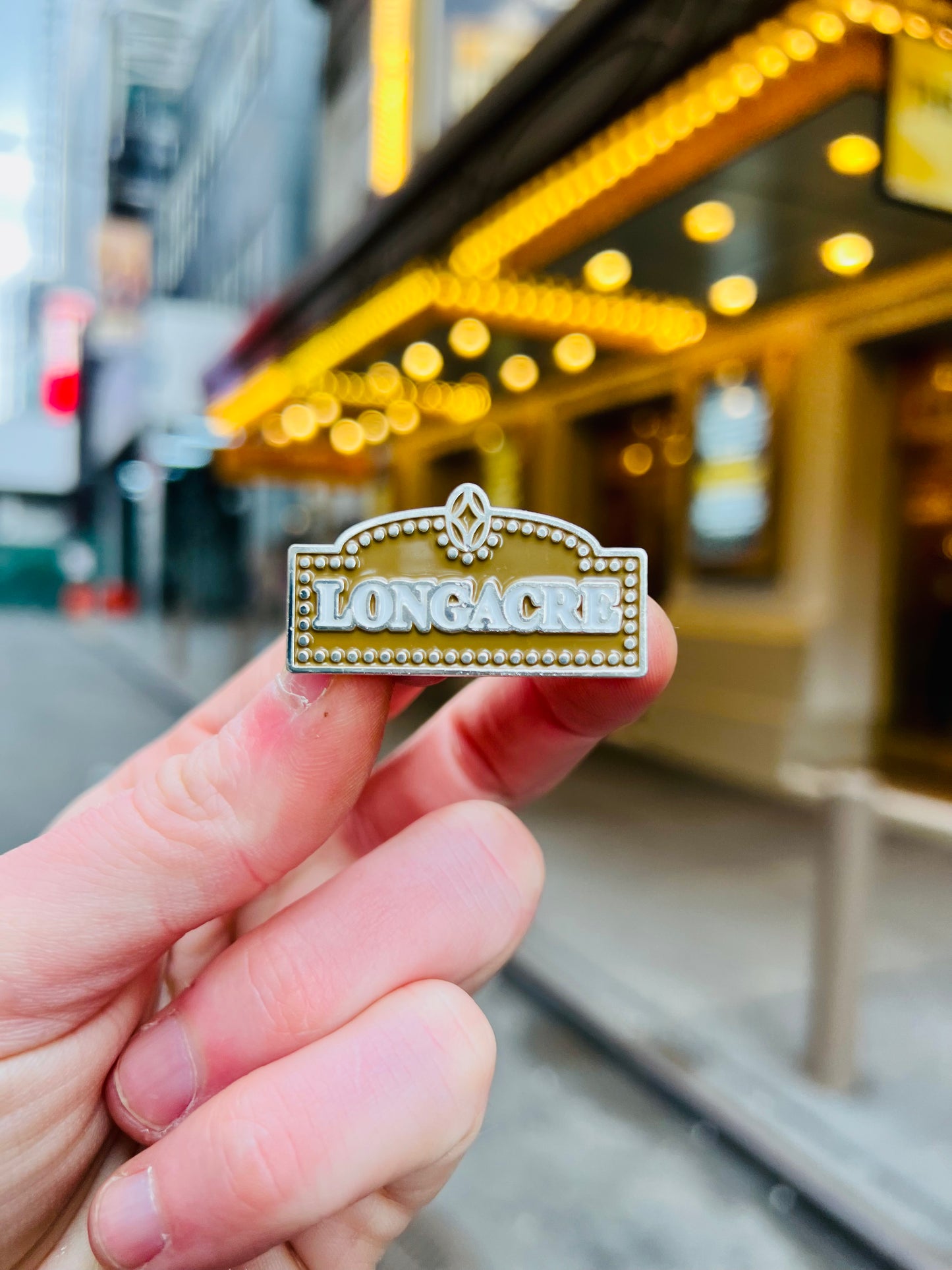 Longacre Marquee Enamel Pin