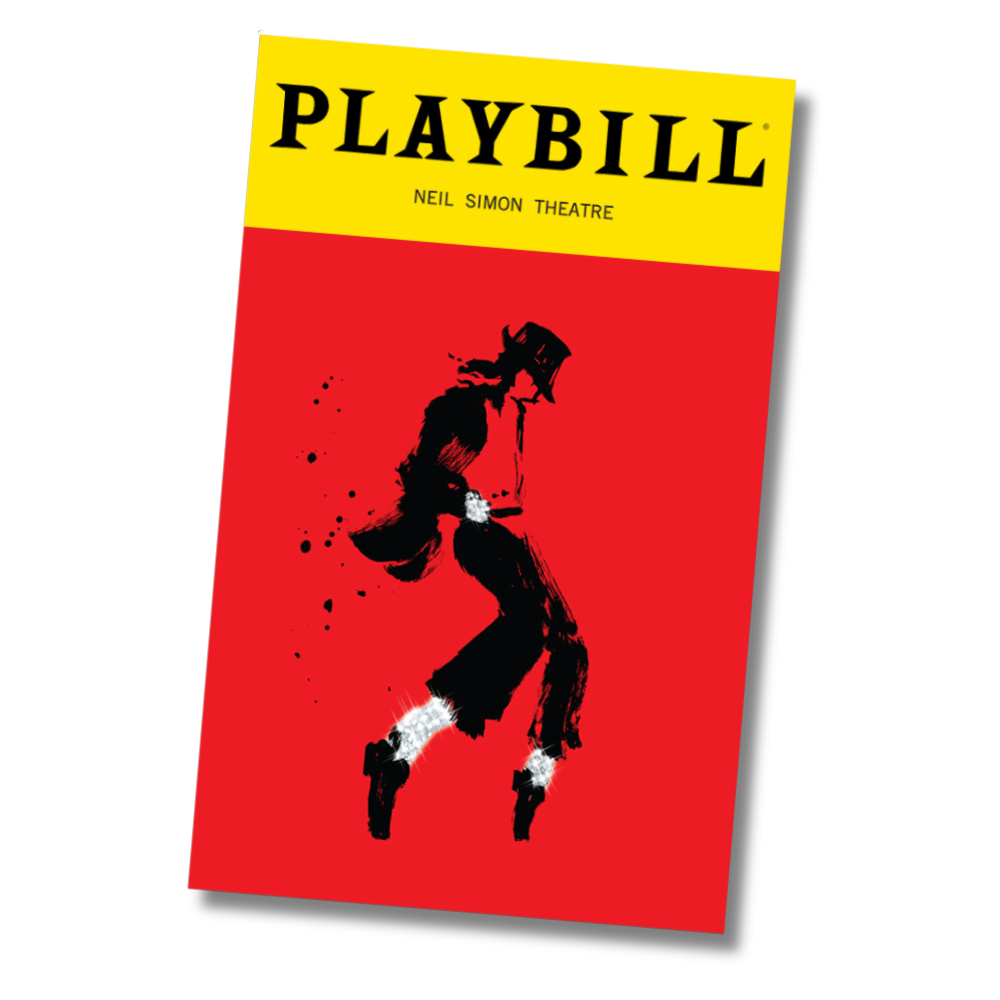 MJ Playbill Sticker