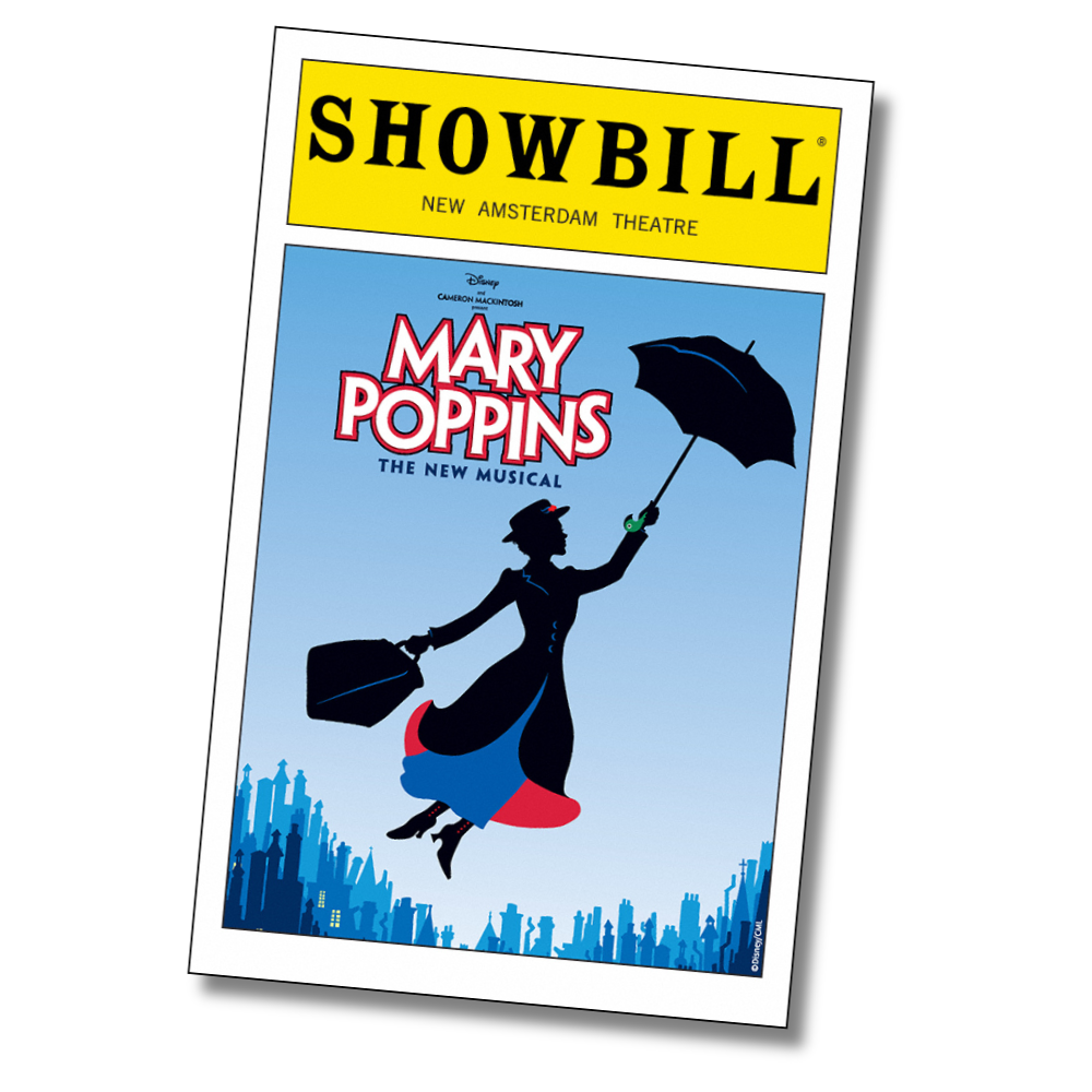 Mary Poppins Playbill Sticker