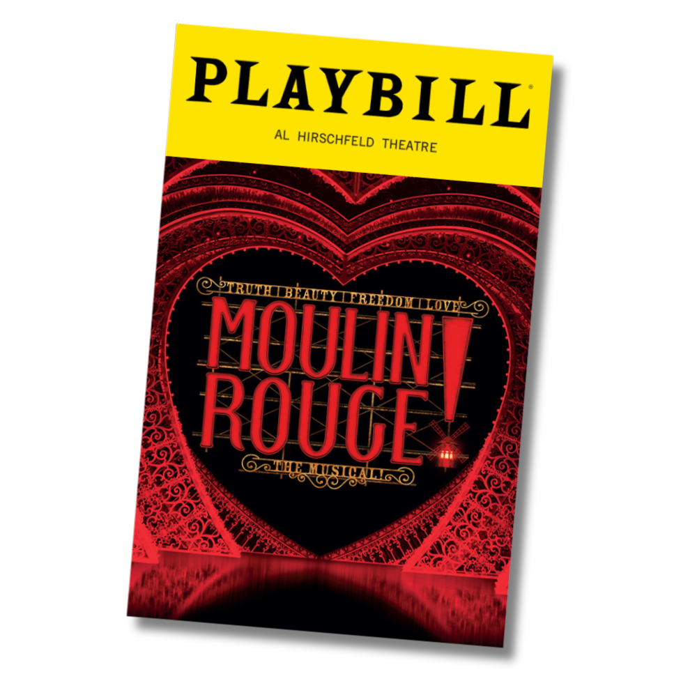 Moulin Rouge! Playbill Sticker