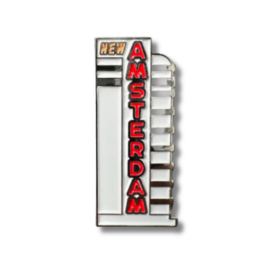 New Amsterdam Marquee Enamel Pin