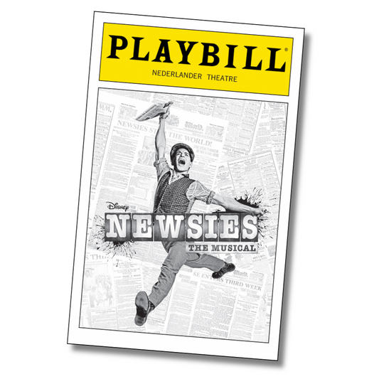Newsies Playbill Sticker