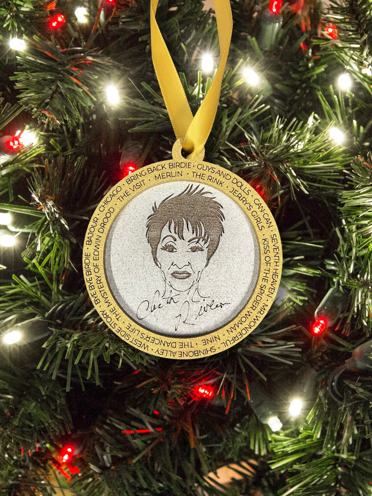 Chita Rivera "Dim The Lights" Collection Ornament (2024 Collection)