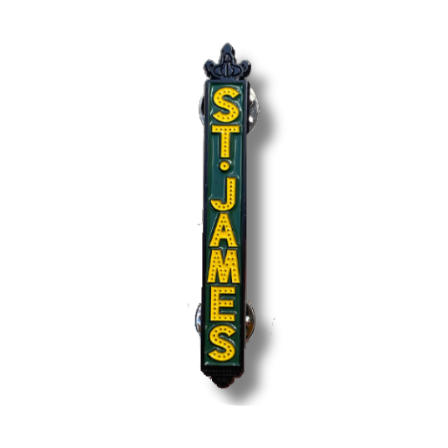 St. James Marquee Enamel Pin
