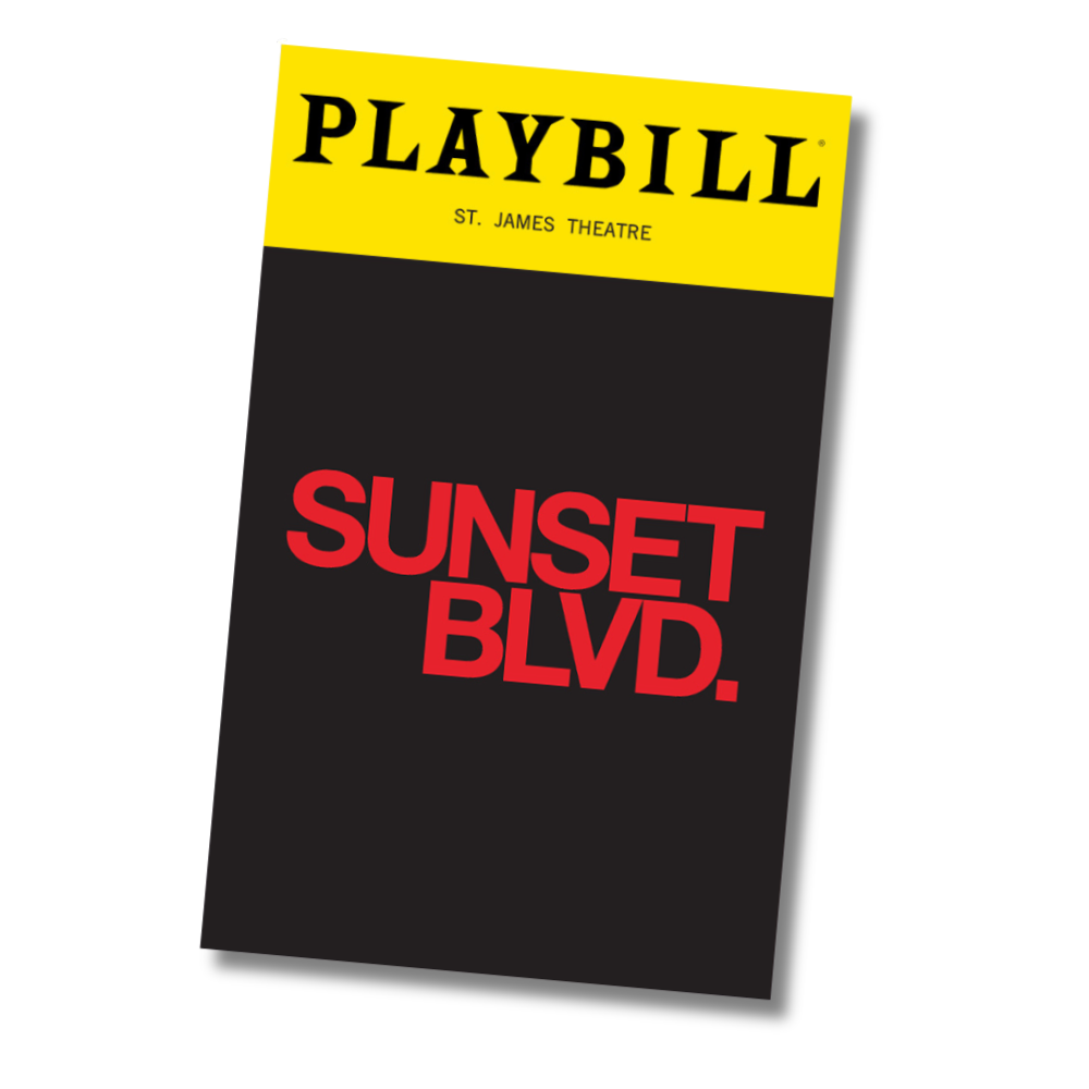 Sunset Blvd. Playbill Sticker
