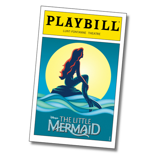The Little Mermaid Playbill Sticker