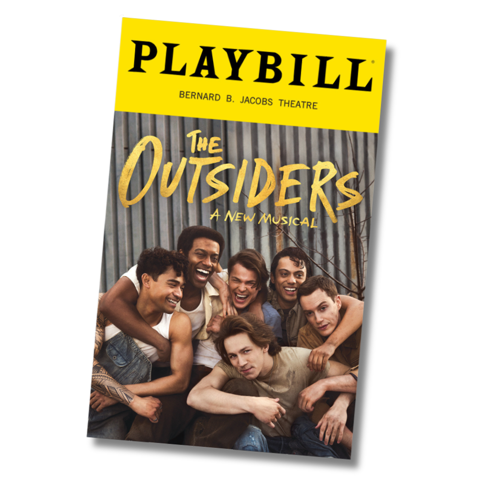 The Outsiders Playbill Sticker