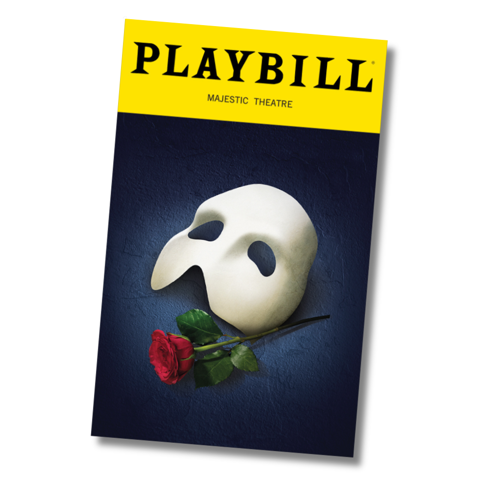 Phantom of the Opera Playbill Sticker