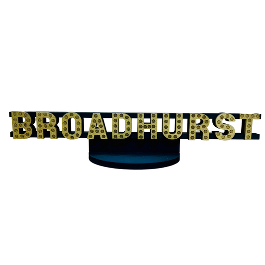 Broadhurst Marquee Shelf Art