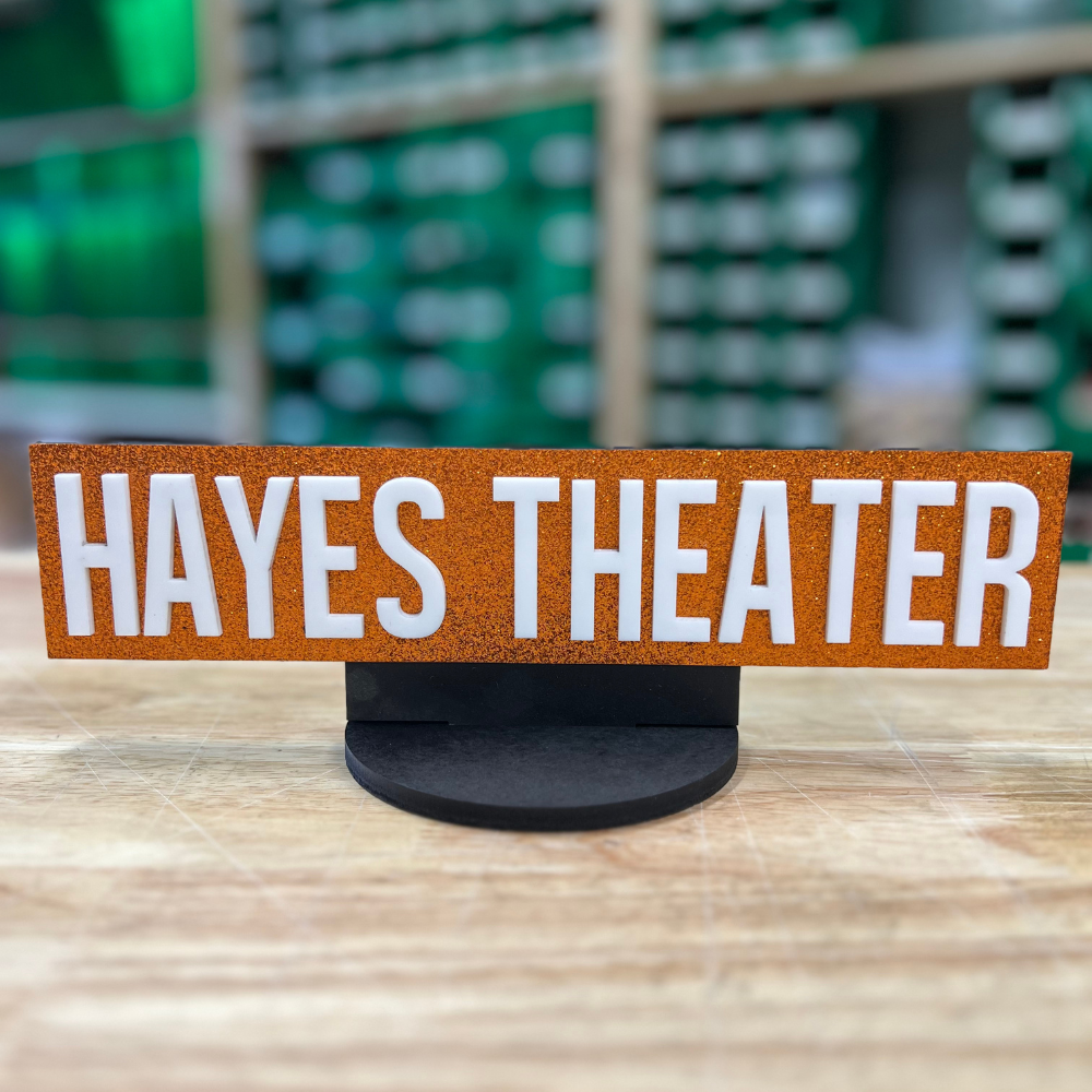Hayes Marquee Shelf Art