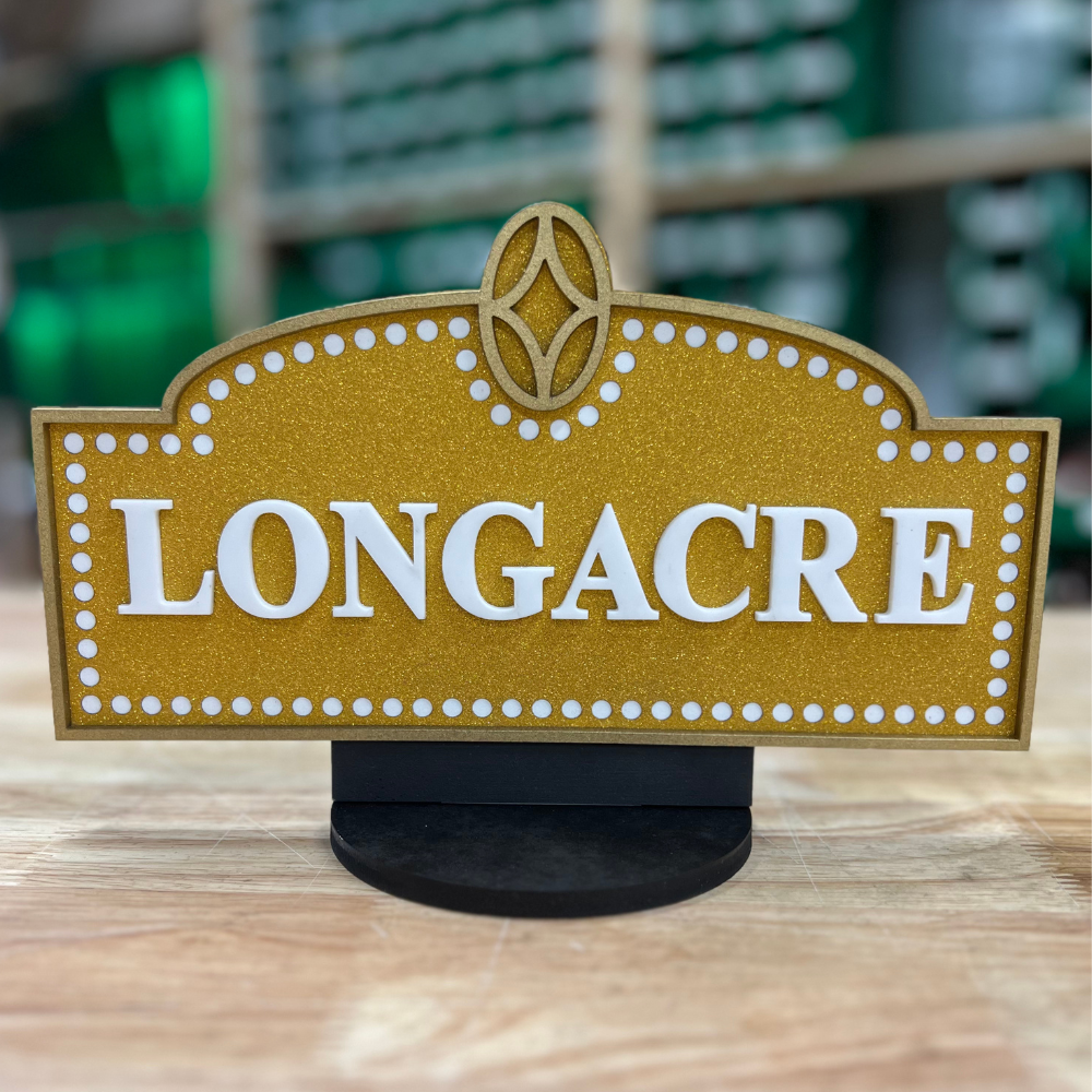 Longacre Marquee Shelf Art