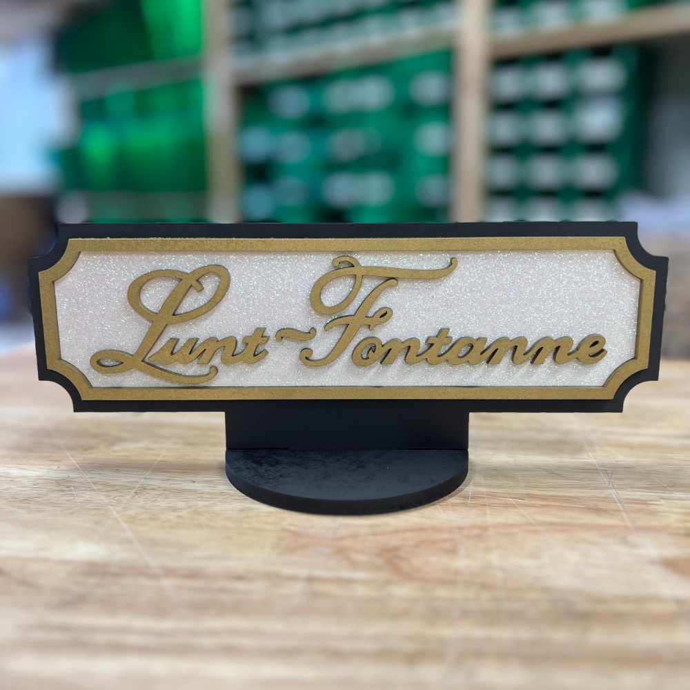 Lunt-Fontanne Marquee Shelf Art