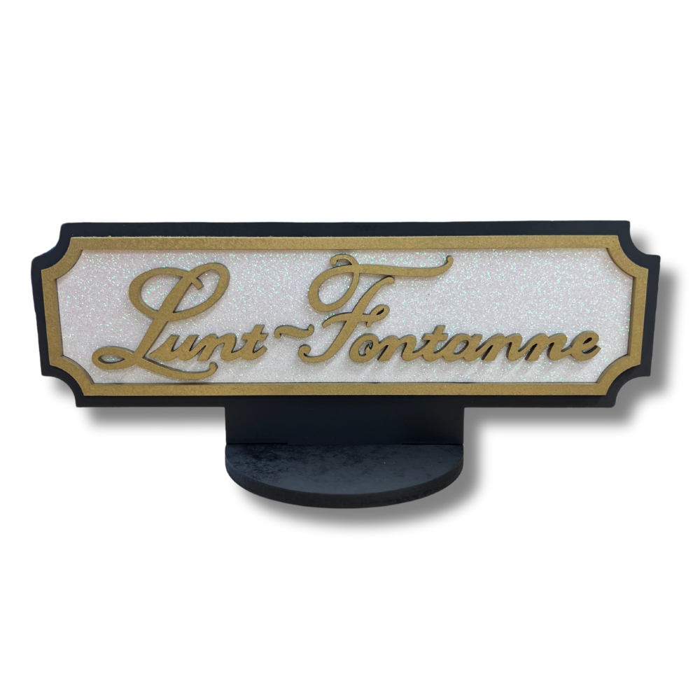 Lunt-Fontanne Marquee Shelf Art