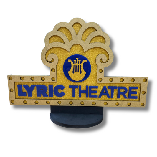 Lyric Marquee Shelf Art