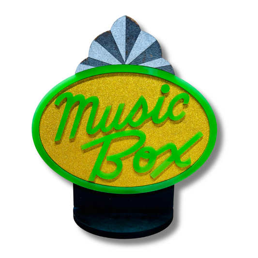 Music Box Marquee Shelf Art