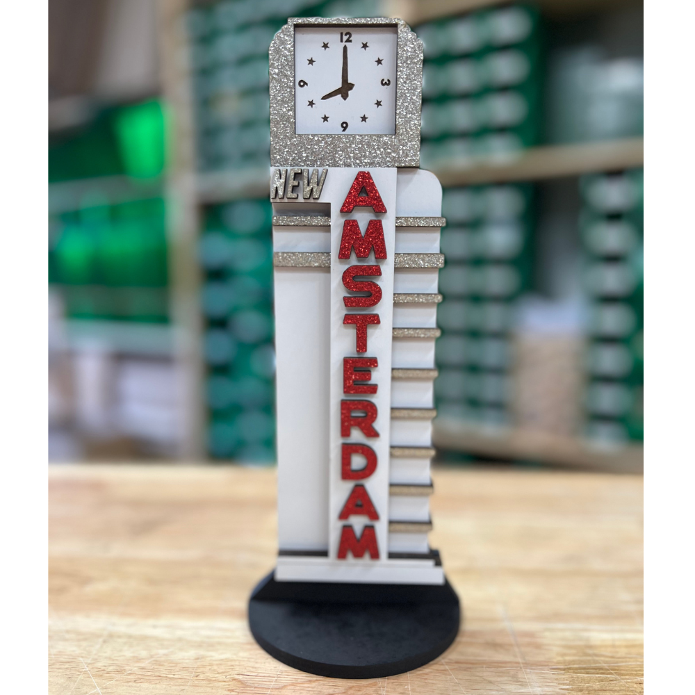 New Amsterdam Marquee Shelf Art