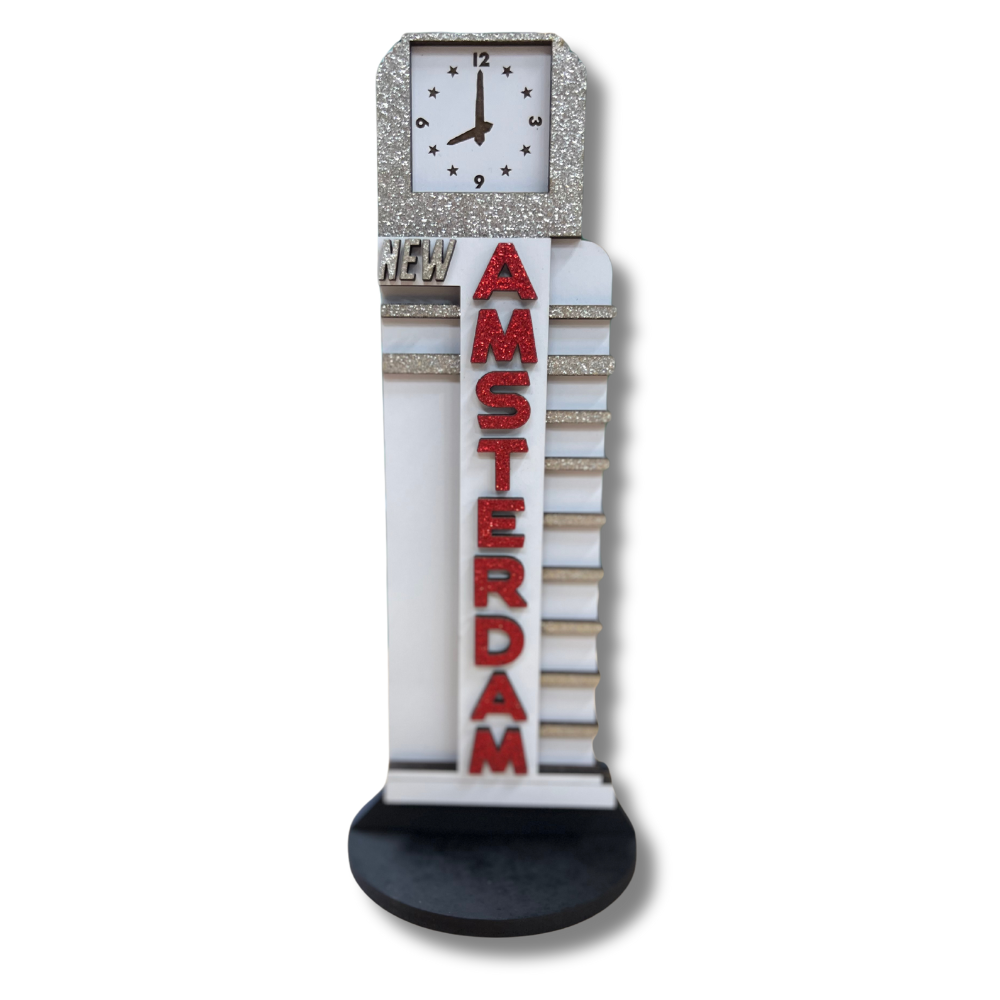 New Amsterdam Marquee Shelf Art