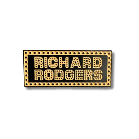 Richard Rodgers Marquee Enamel Pin